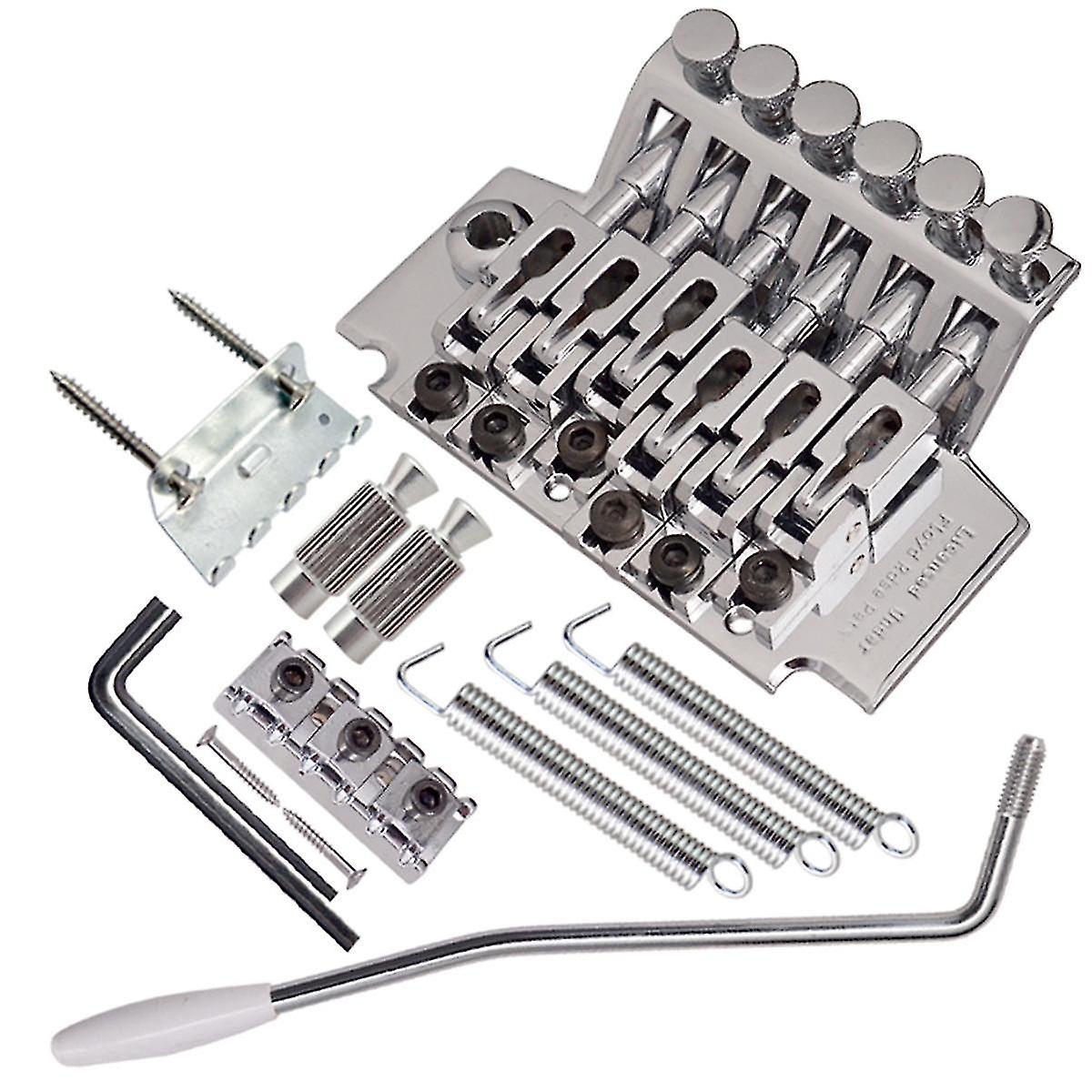 Chrome E-Gitarre Tremolo Bridge Double Locking Systyem/78mm Between The 2 Studs Center/Strin