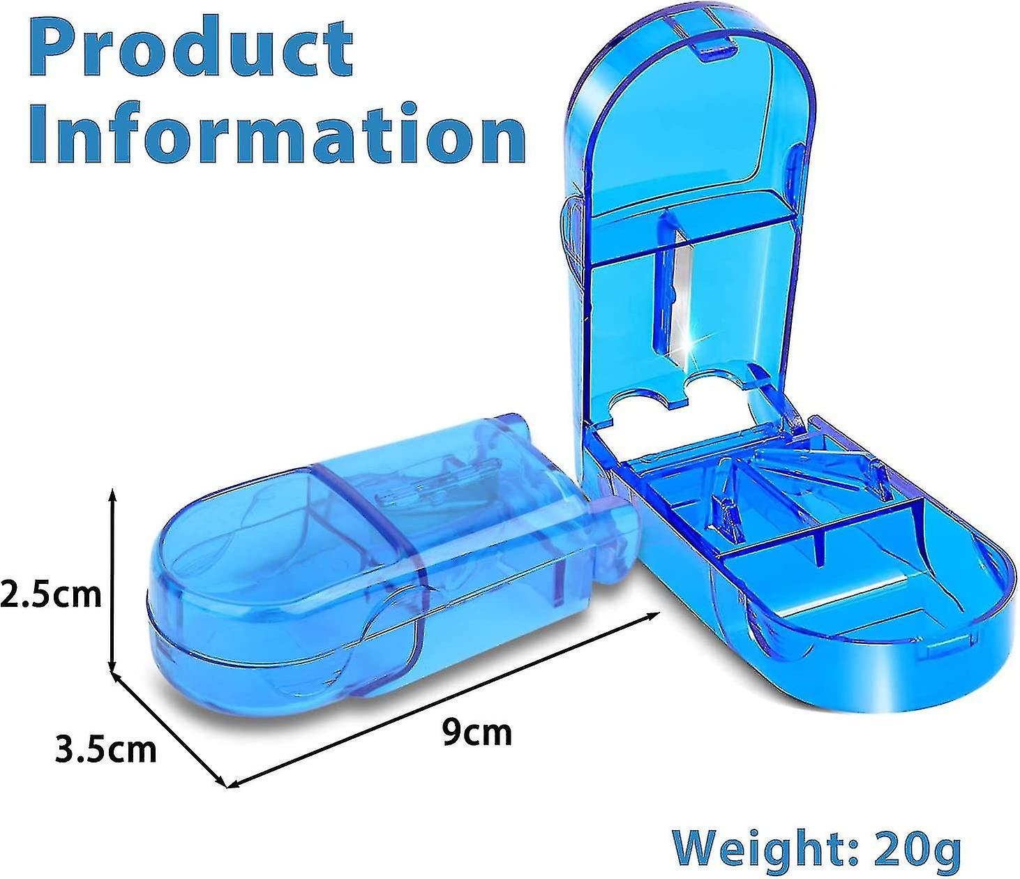 Portable Pill Cutter, Medicine Box
