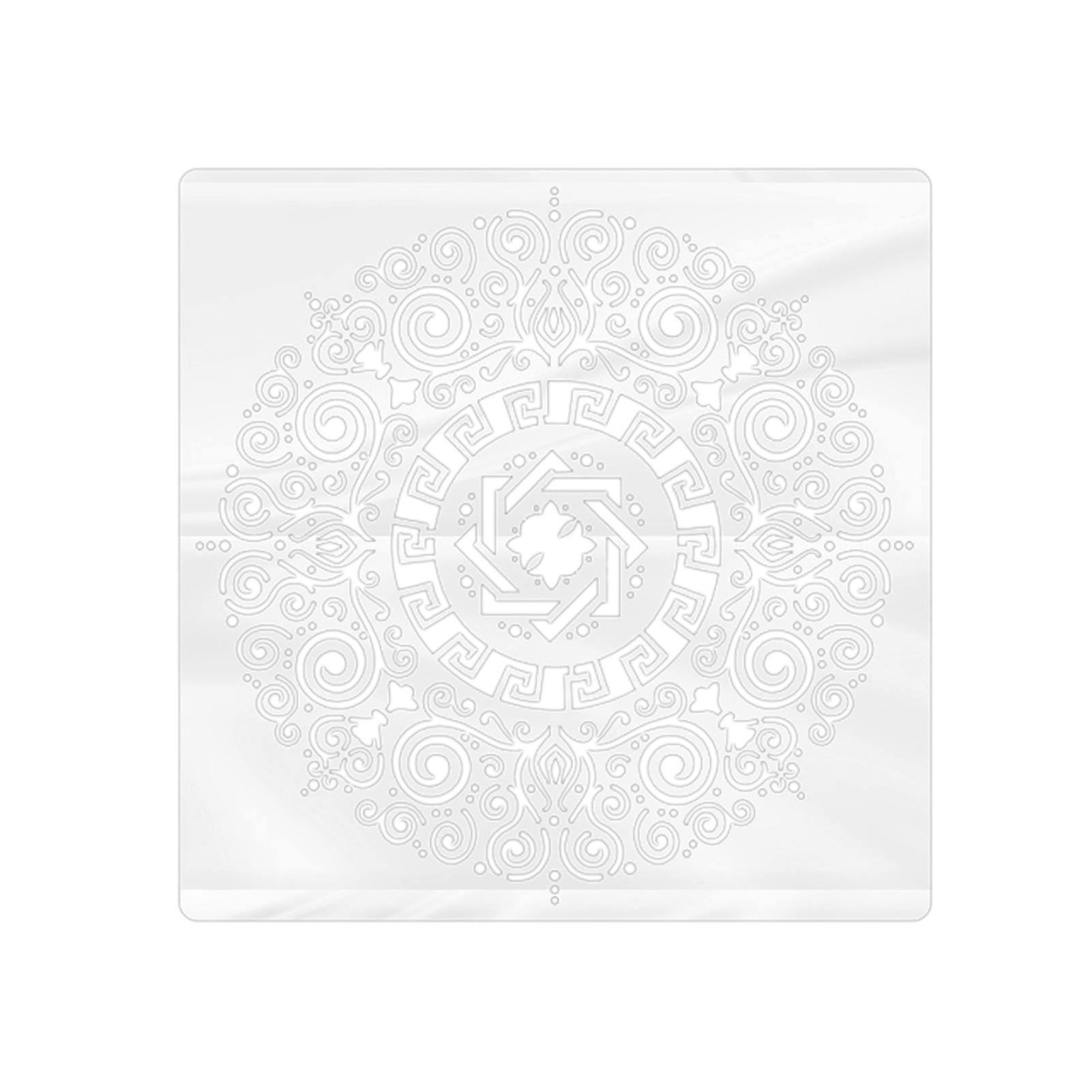 Hollow-out Datura Stramonium Stencil Template Plastic Reusable Art Templates Used For Painting Creation