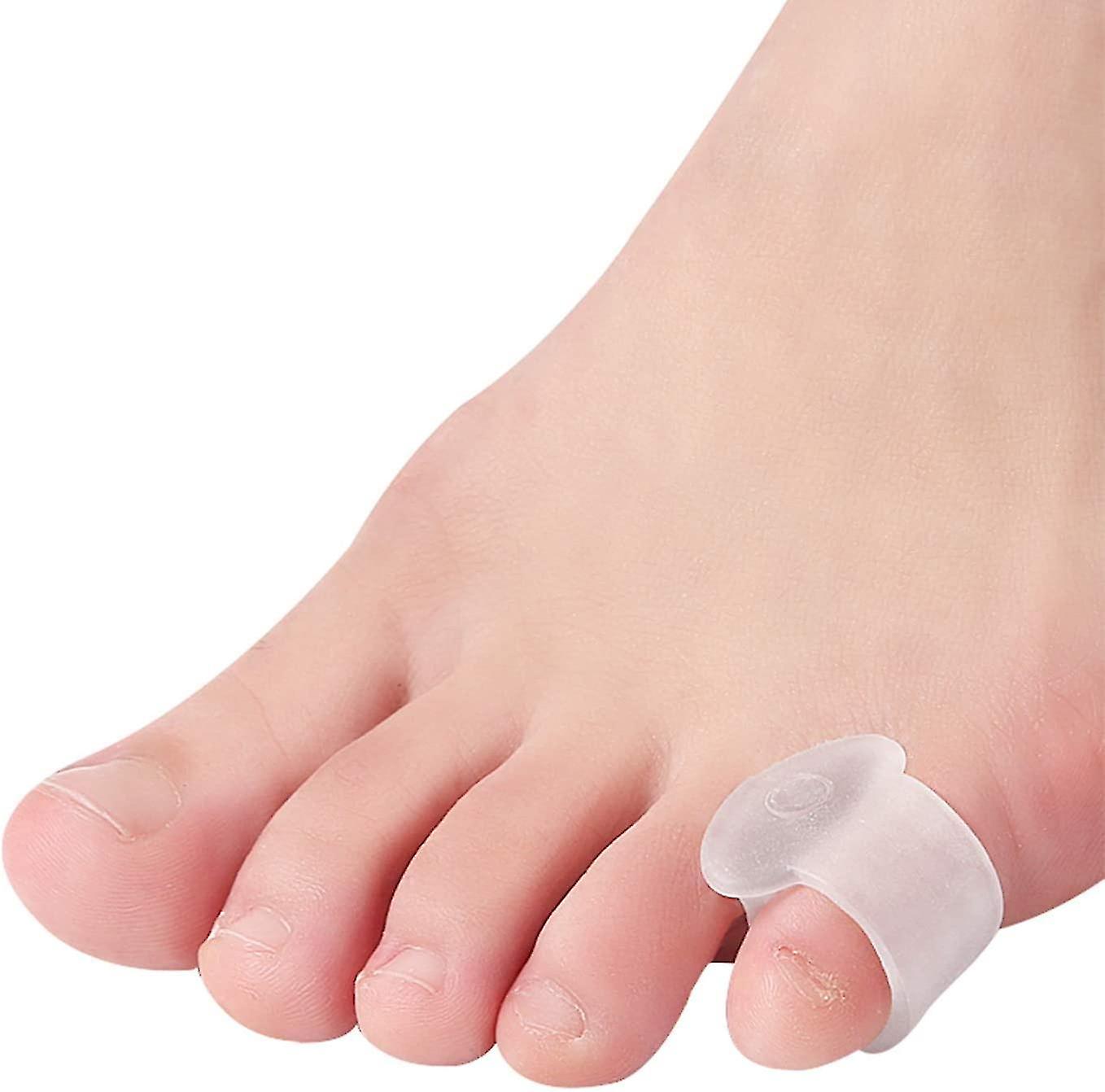 10pcs Pinky Toe Splint, Gel Toe Separators, Little Toe Straightener Hammer Toe, Bunion Corrector And