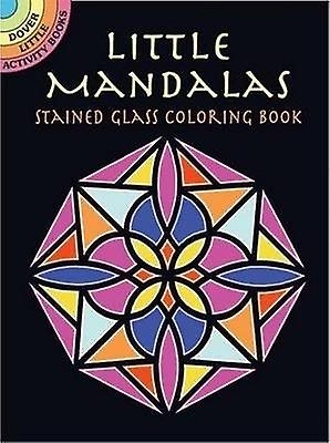 Mini Mandalas Stained Glass Coloring Book
