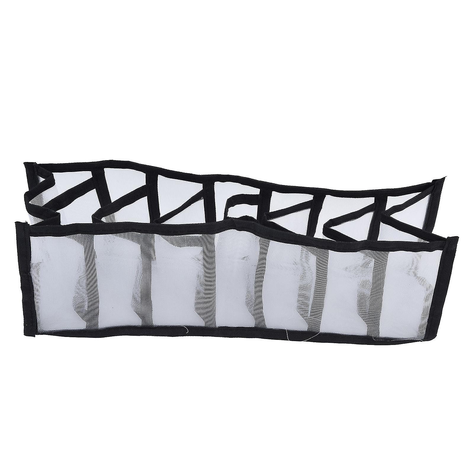 Mesh Bras Storage Box Multi Purpose Foldable Drawer Divider for Underwear Panties Socks7 Cells