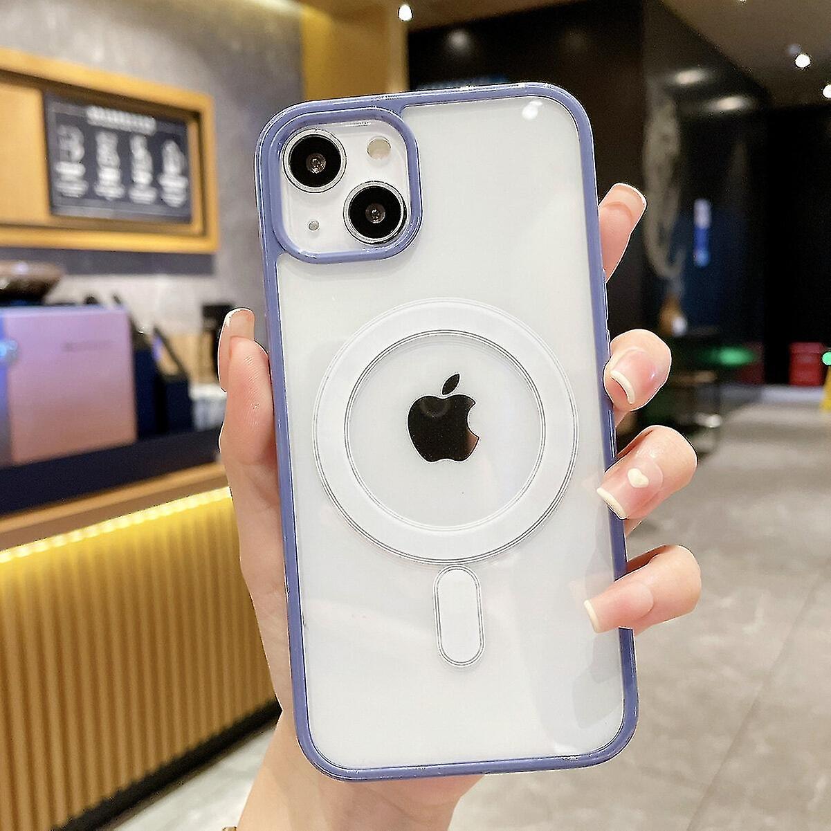 Sweet Macaron Style Magnetic Case For Iphone 13 Pro Max - High Quality, Scratch-resistant, Dustproof, Shockproof, Full Protection, Comfortable Gri