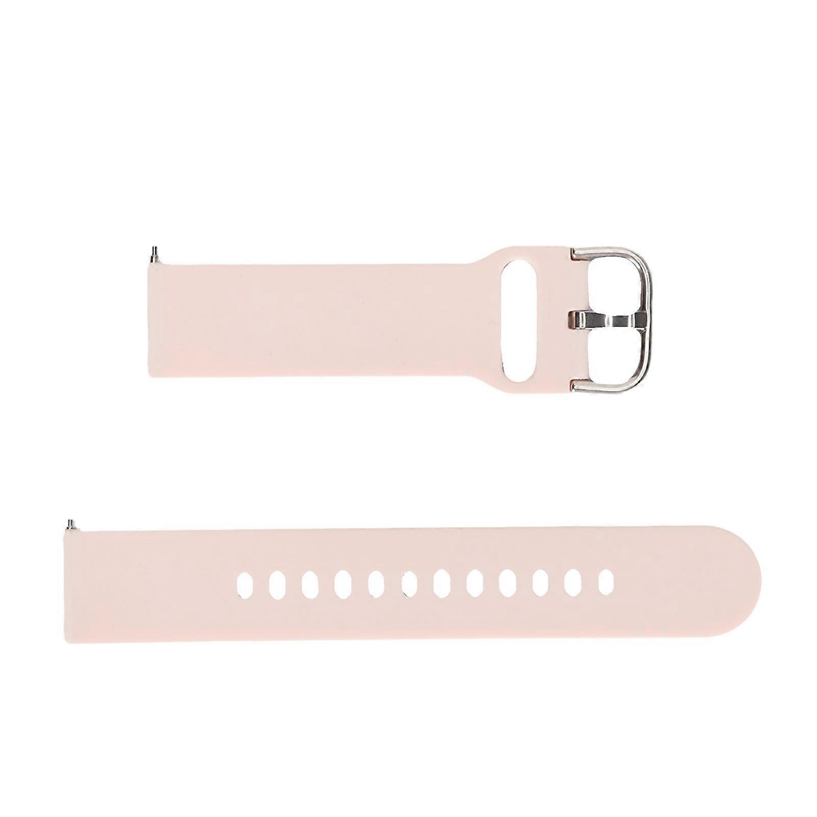 20mm Silicone Smartwatch Band Single Color Replacement Strap for Amazfit GTS 3 GTS 2 Bip S Bip U Comfortable Durable Wristband