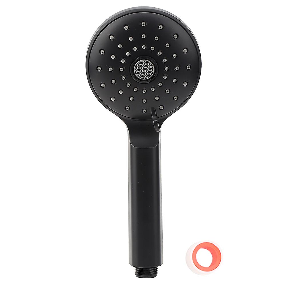 Eco-Friendly Shower Solution, Matte Black Detachable Handheld, Large Water Outlet Panel For Wide Coverage