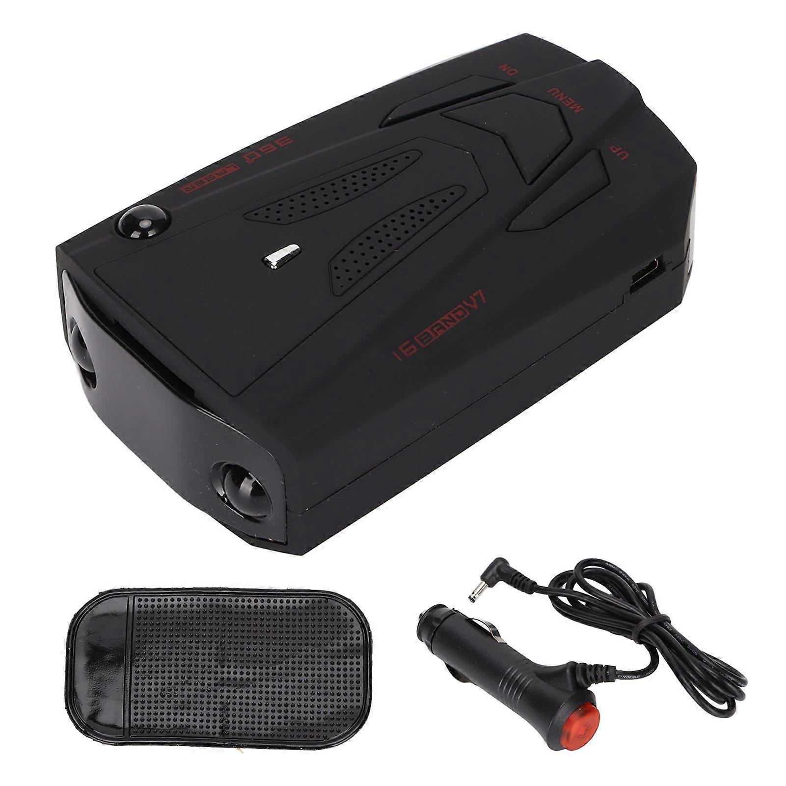 Advanced Car Radar Detector: Anti-Laser, GPS Speed Alerts, and Voice Warnings