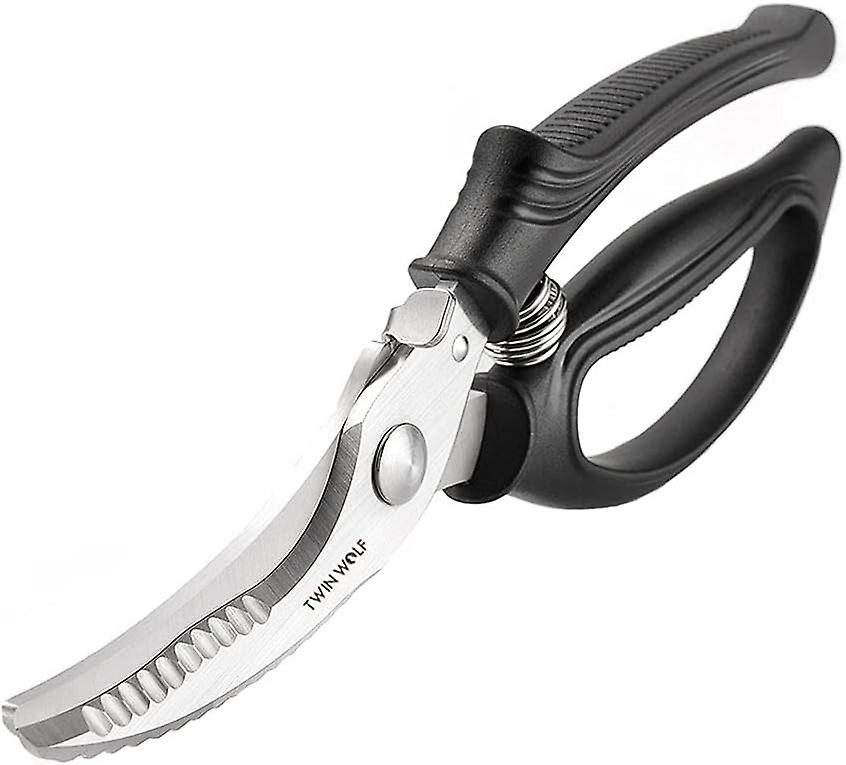 Stainless Steel Kitchen Scissors, Kitchen Scissors, Poultry Scissors, Multipurpose Stainless Steel Scissors(Black)