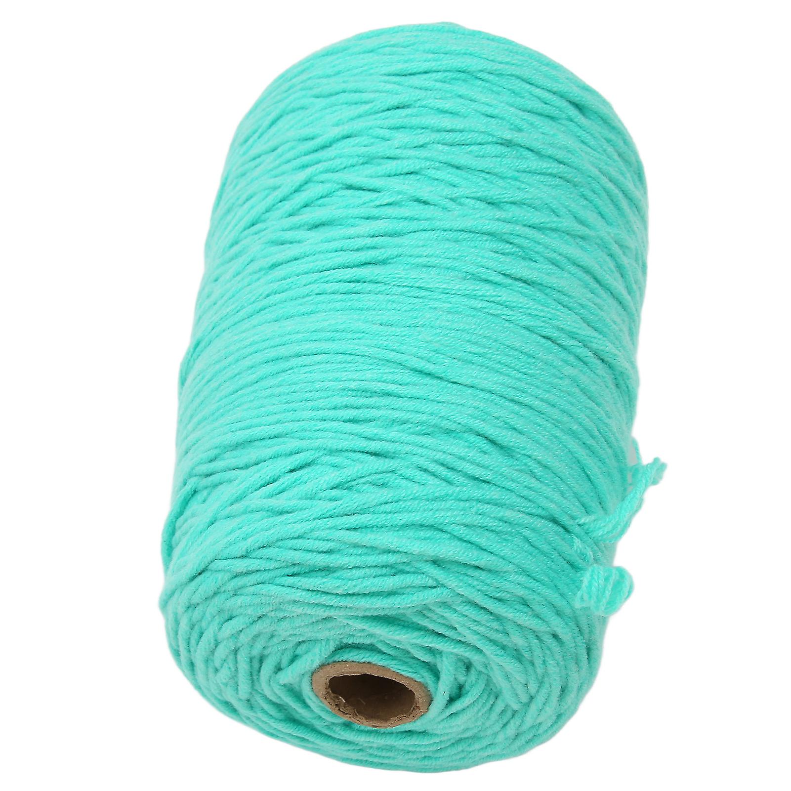 Tufting Yarn 0.2in Wide 8 Folded Soft Cotton Polyester Shrink Resistant Rug Making Yarn for Craft DIY Carpet 
