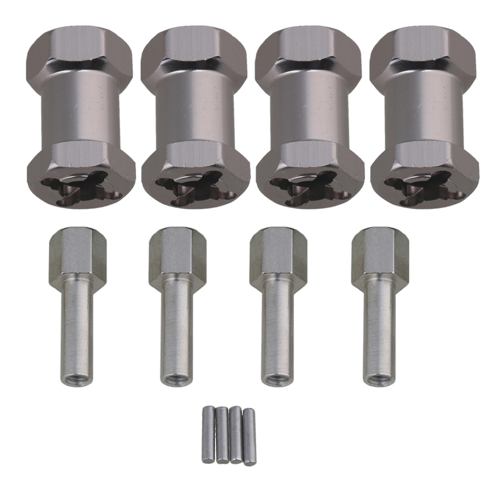 4x T10129T 20mm Wheel Hub Extension for RC1:10 Rock Crawler Titanium