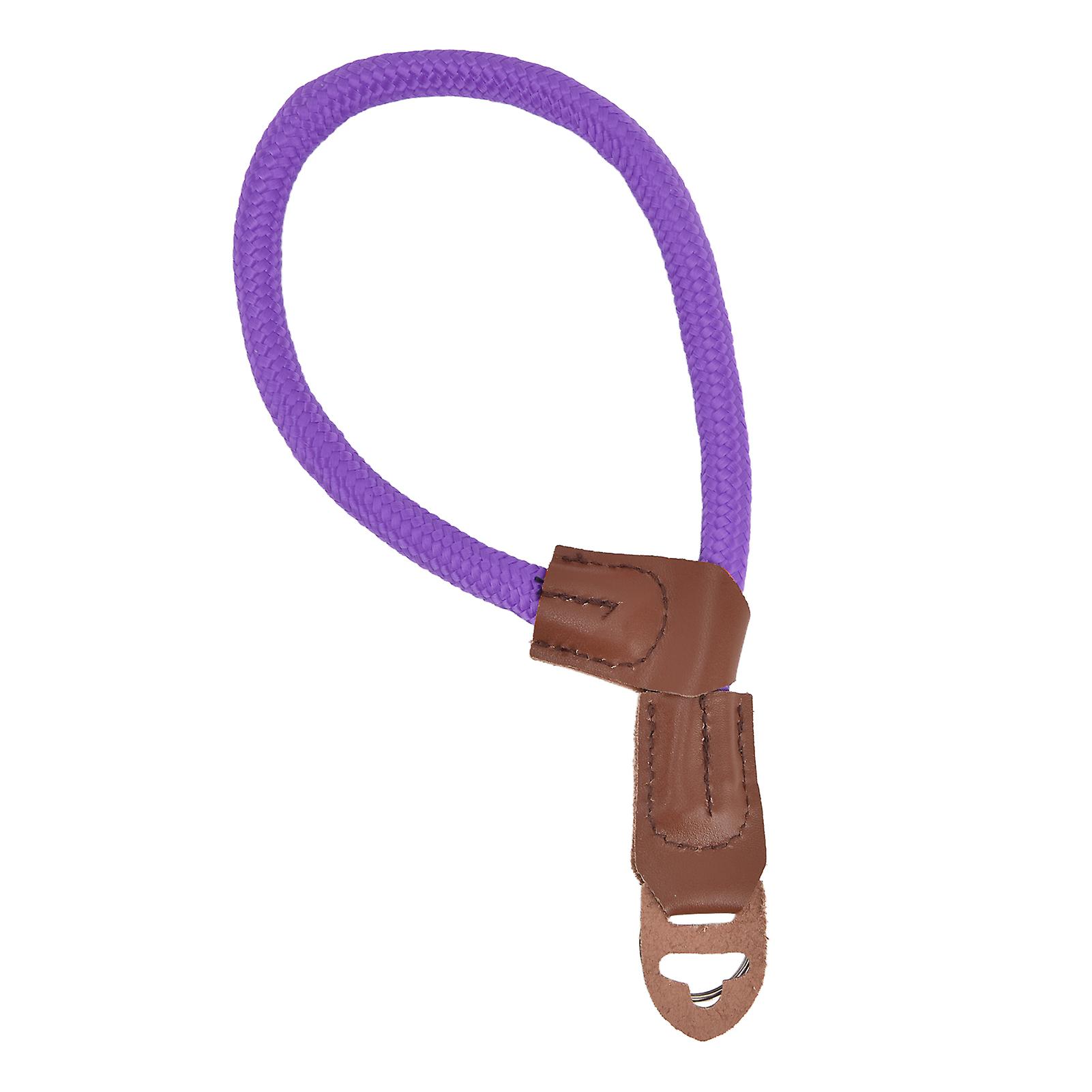 Adjustable Camera Hand Wrist Strap for Nikon Digital SLR Camera Quick Release Hand RopePurple