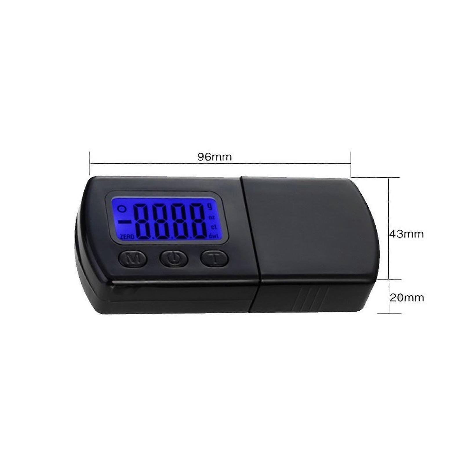 Stylus Force Gauge Digital High Accuracy LCD Display Black