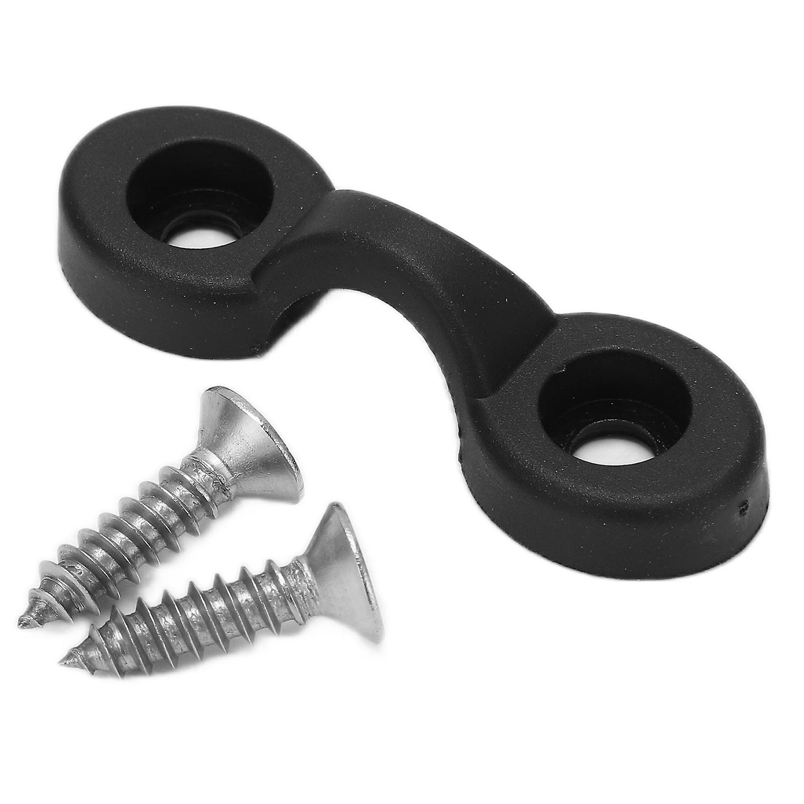 C Type Deck Rope Bucklewith Screw Kayak Handle Buckle with Screw Set Kayak Pad Eye Deck Rigging Kit