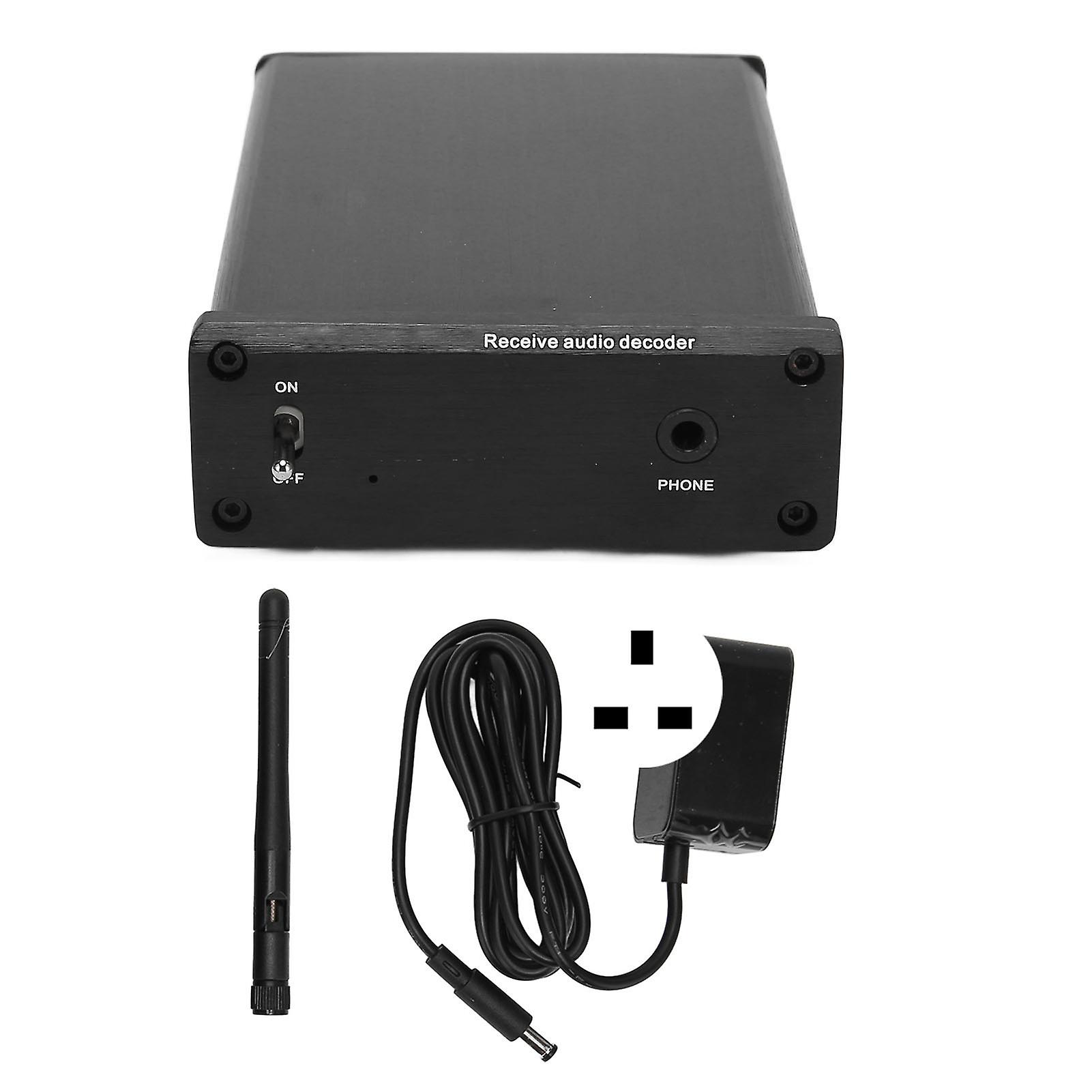 Bluetooth 5.1 Sound Receiver Decoder - LDAC, AptX HD, HiFi Wireless Adapter, UK Plug