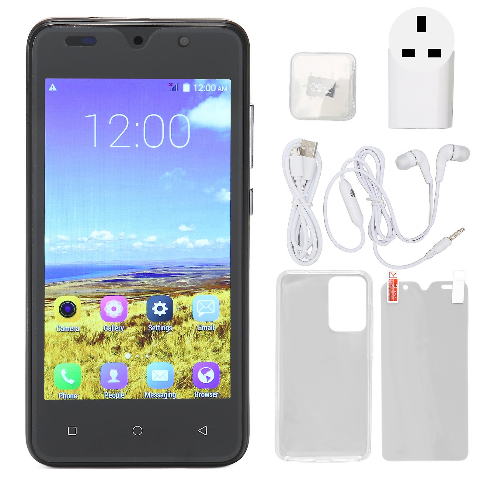 Unlocked 5.0" HD Smartphone: 3G, Dual Camera, 4000mAh Battery, WiFi, Bluetooth 5.0