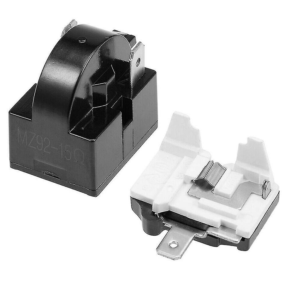 Refrigerator Ptc Starter Relays 15 Ohm 2-pin Compressor Overload Protector 1/6hp Accessories New-yu