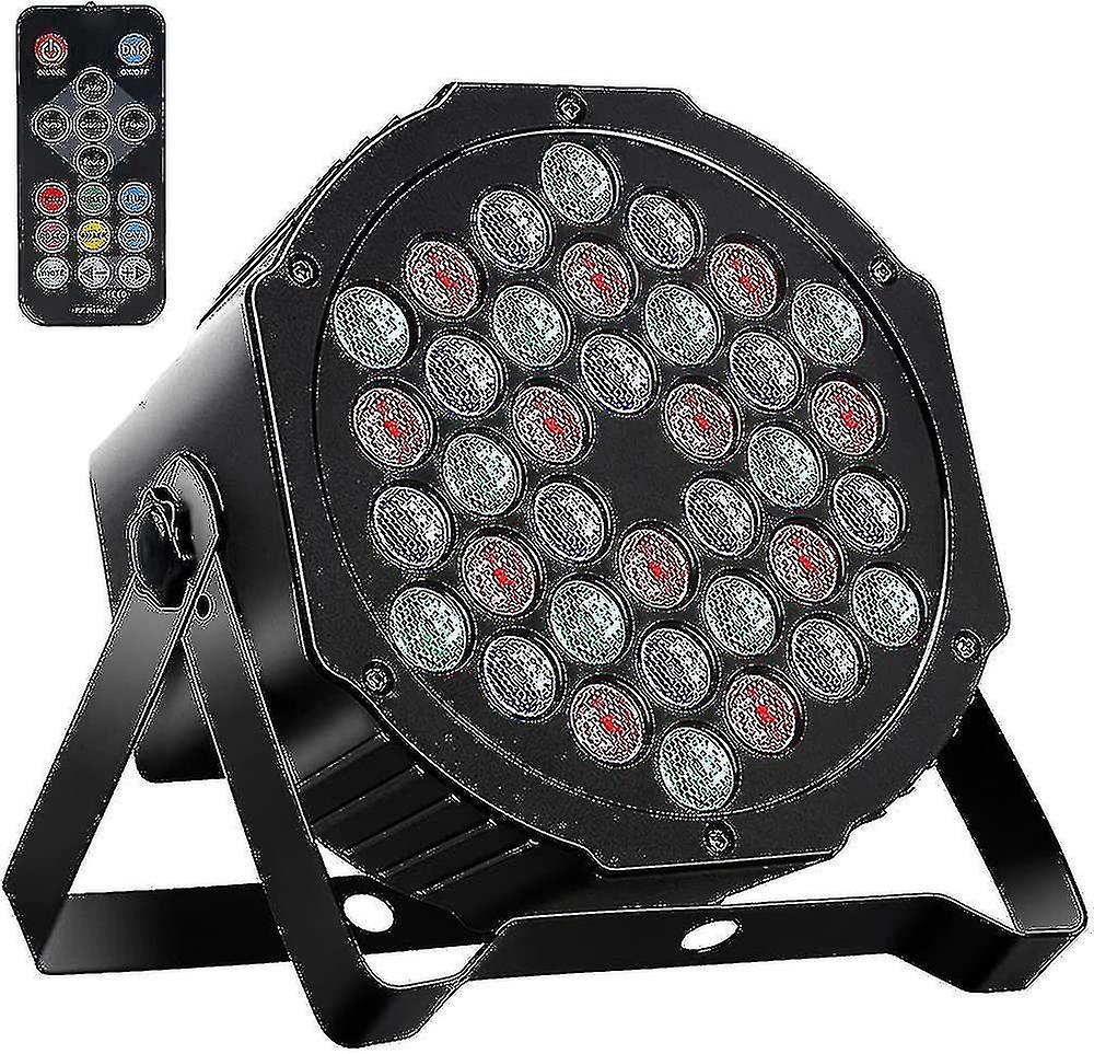 Par Light, Rgb 36 Led Stage Lights Sound Activated Dmx Control, 7 Modes-hao