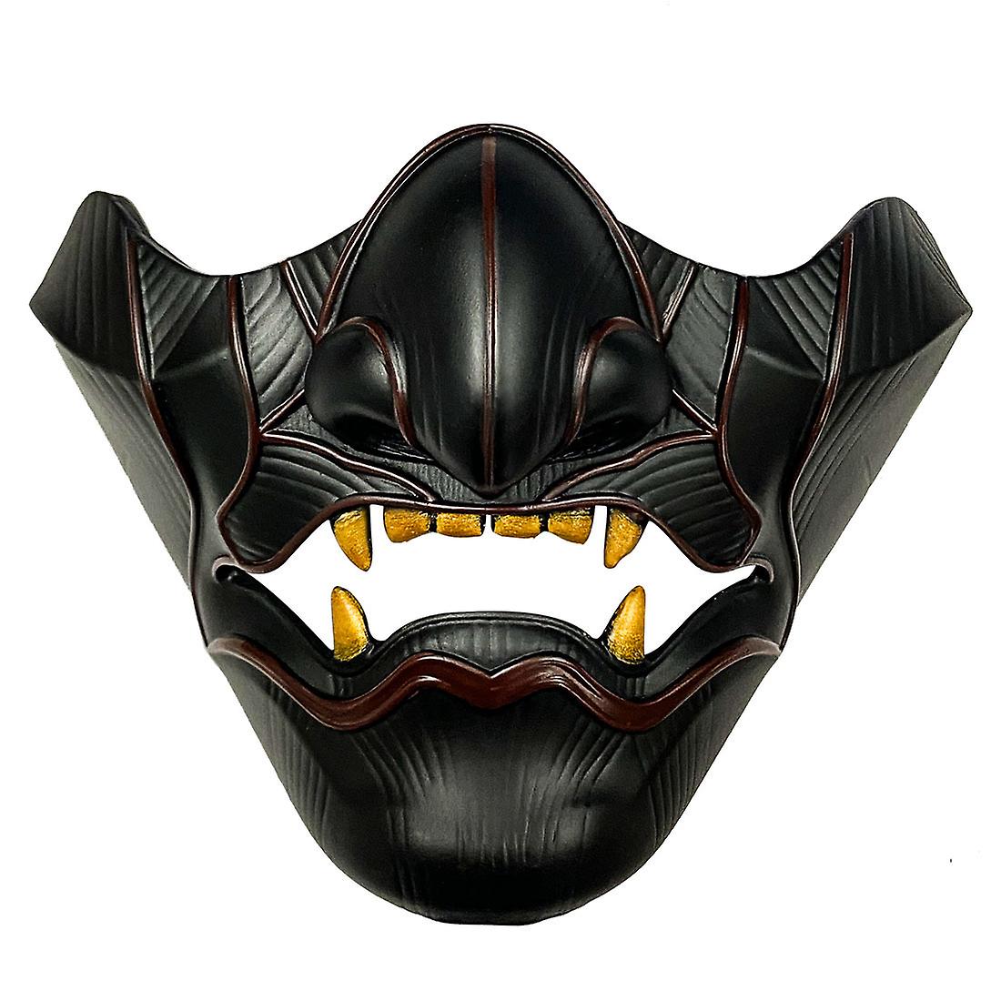 Ghost Mask of Tsushima Jin Sakai Cosplay Half(2)-face Resin Samur