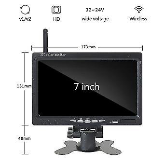 thumbnail interactive-video image 1 of Fellee 7" Wireless Backup Camera System With Monitor – Night Vision For RV, Truck, Bus (9-35V) 1 of 3
