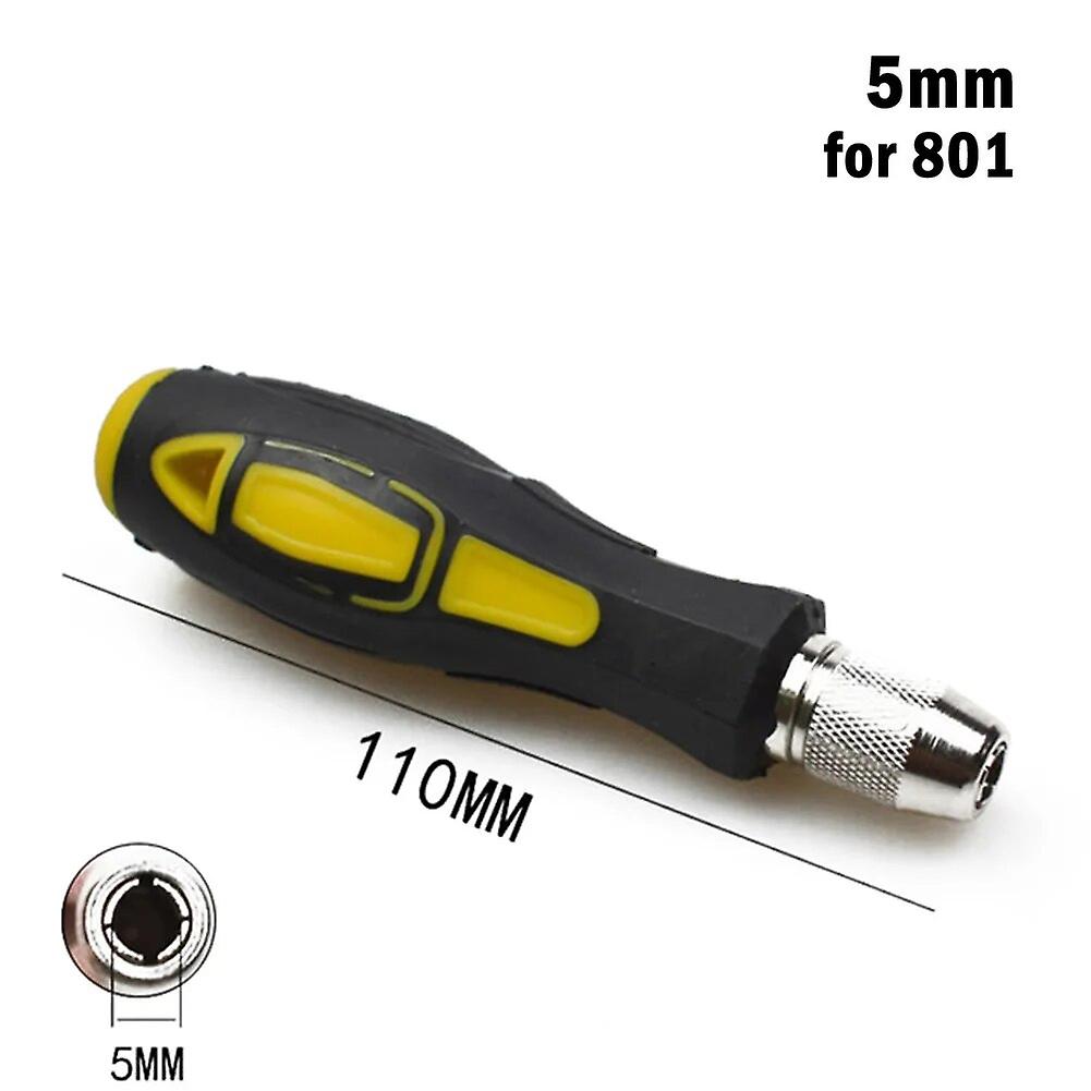 801 802 Screwdriver Bit Handle for 5mm 6mm Round Screwdriver Bits Handle Ratchet Screwdriver Bit Handle Handle Tools~12819