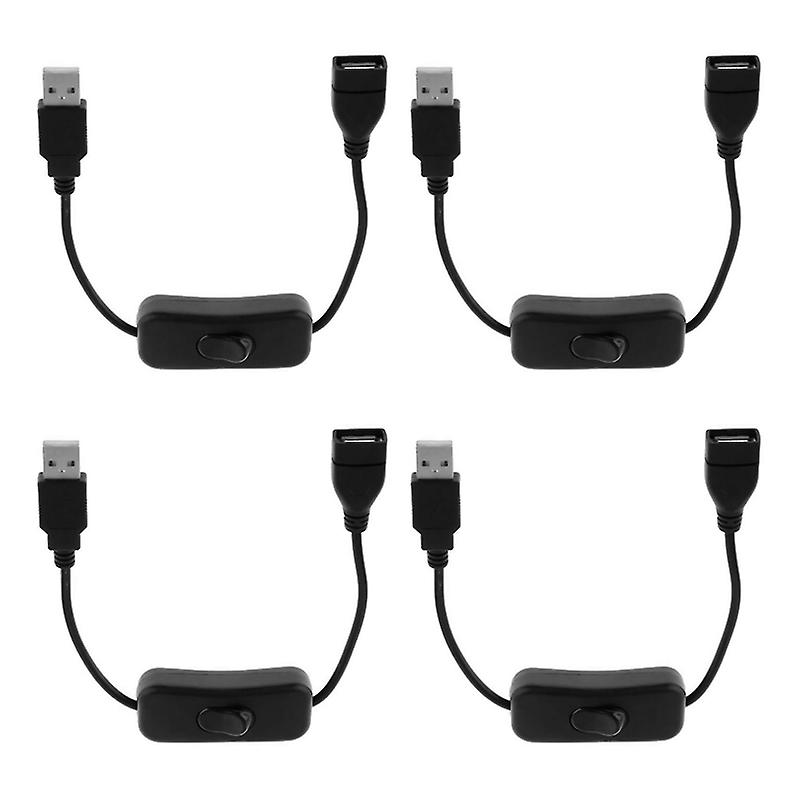 4x Usb Aオスからメスへの延長ケーブル、スイッチオン/オフ付き