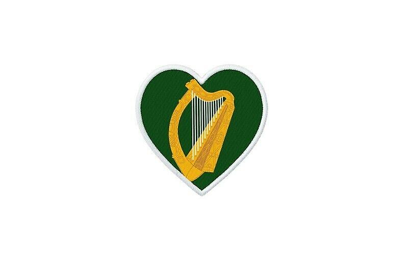 Patch badge ecusson prints thermocollant flag heart leinster Ireland