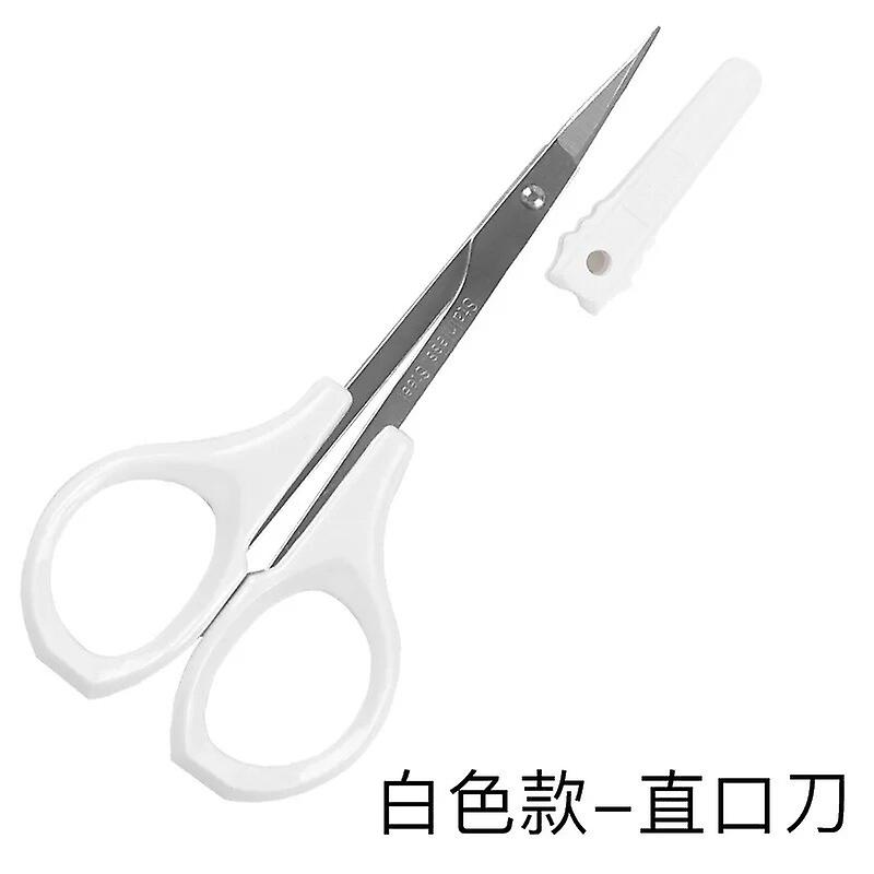 מספריים שיער אף נירוסטה מרפק ראש עגול אלכסוני מספריים שיער אף מספריים מספריים שיער אף עם כיסוי מגן ~ 20197