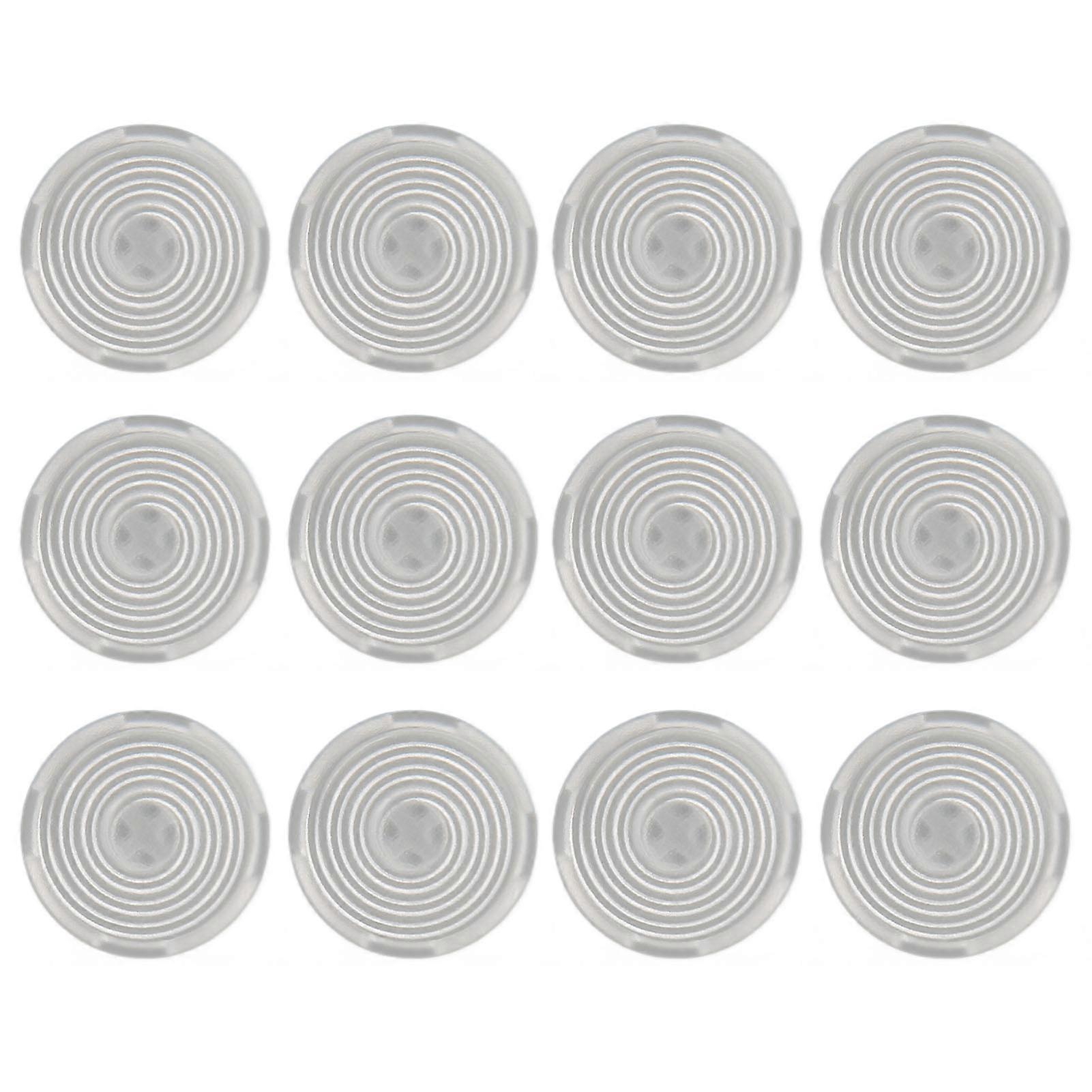 12 pcs Arcade button cover replacement mechanical push button cover for Kailh for Cherry for TTC for Akko for Glorious Switches White