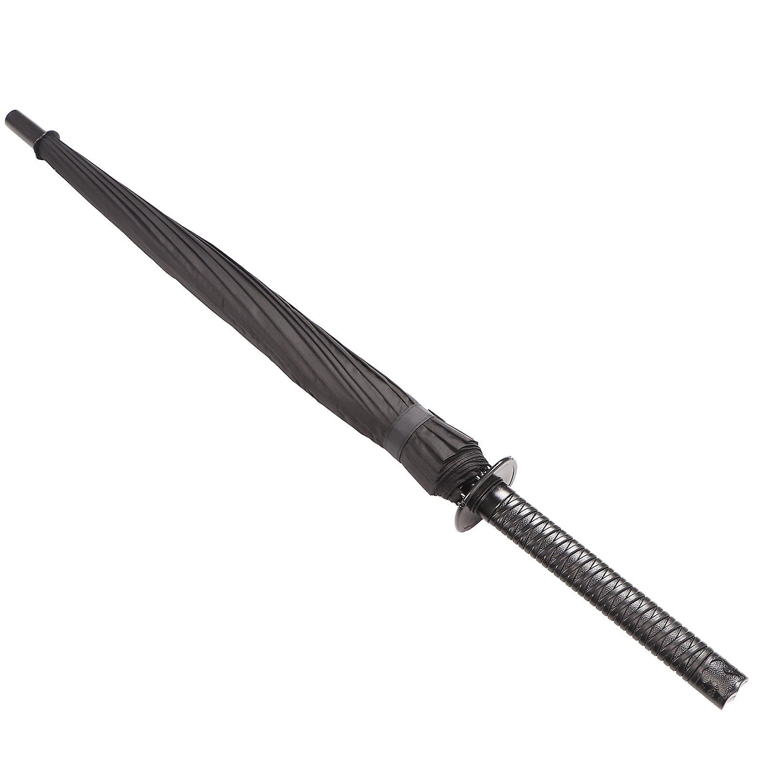 16 Ribs Large Windproof Umbrellas Automatic Open Oversize Sun Rain Umbrella Sword Umbrella Samurai Novelty Katana Umbrella