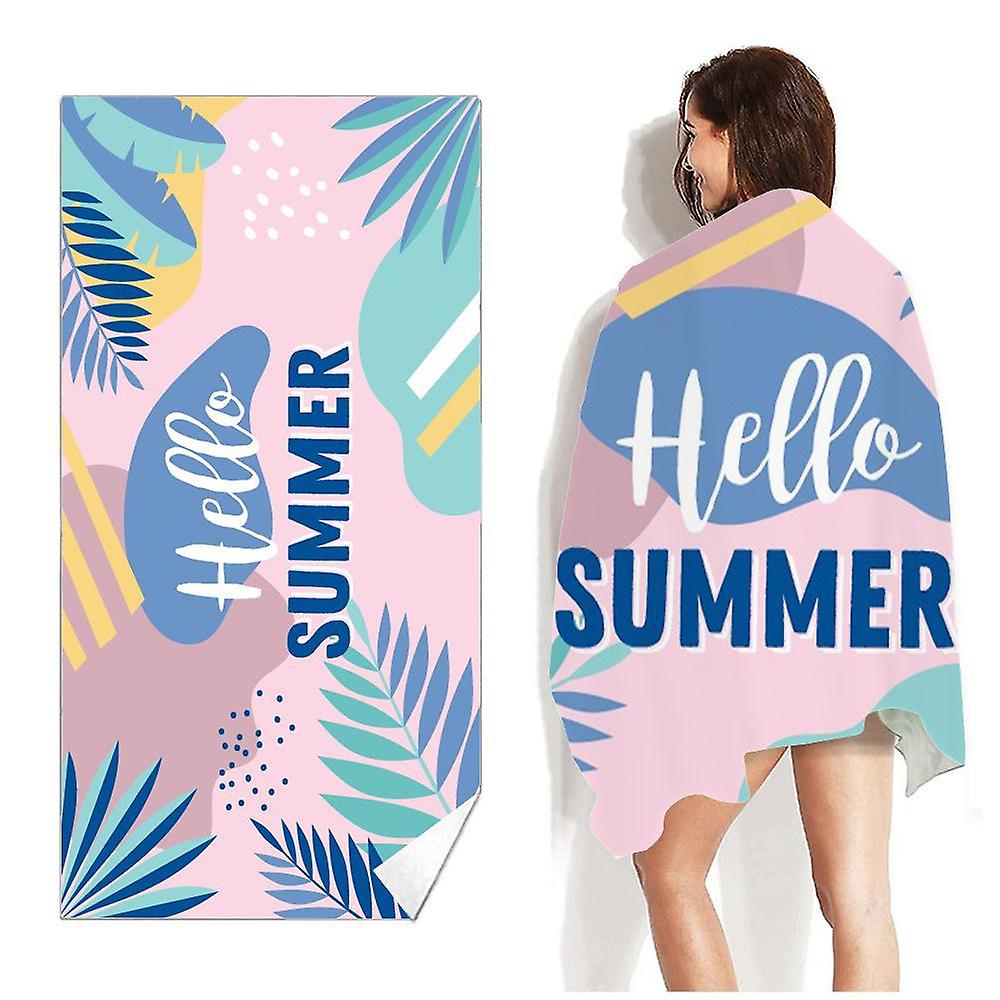 Quick Drying Beach Towels Microfiber Printing Sand Prevention Blanket Bt93