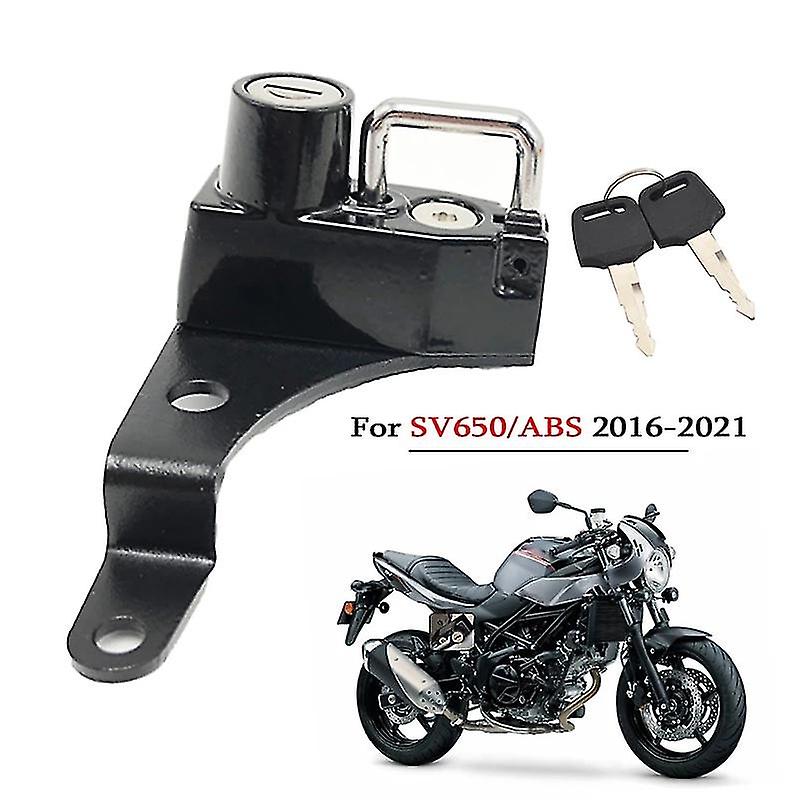 Gancho De Montaje De Bloqueo De Casco De Motocicleta, Seguridad Antirrobo Lateral Con 2 Llaves Aptas