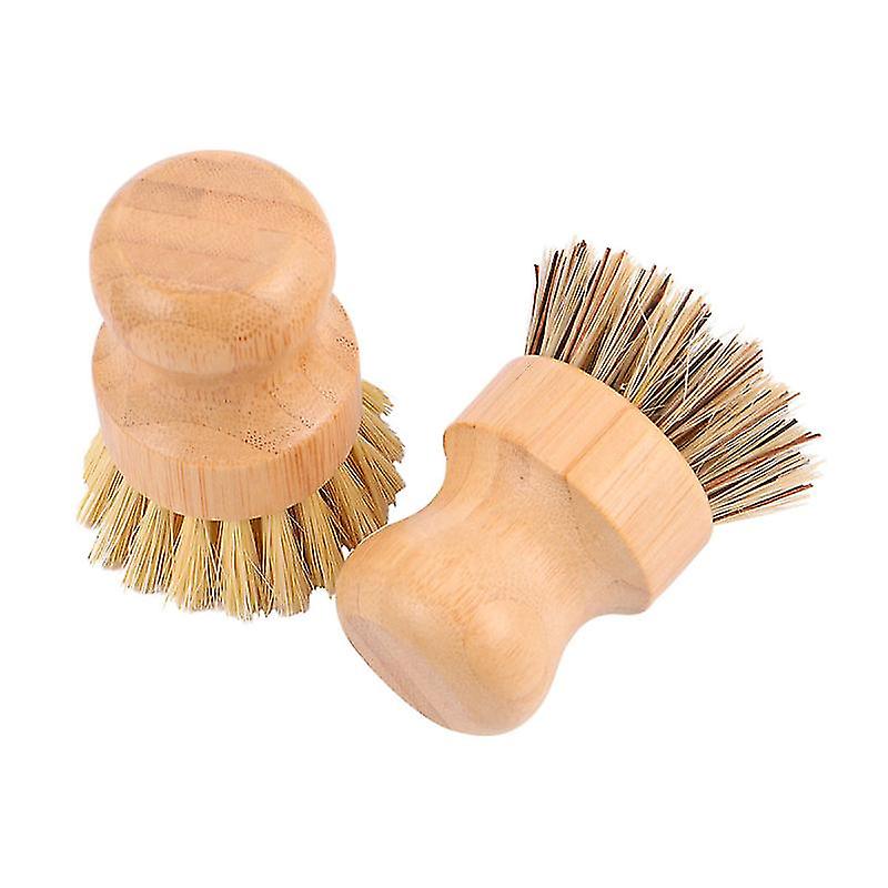 2pcs Bamboo Dish Brush