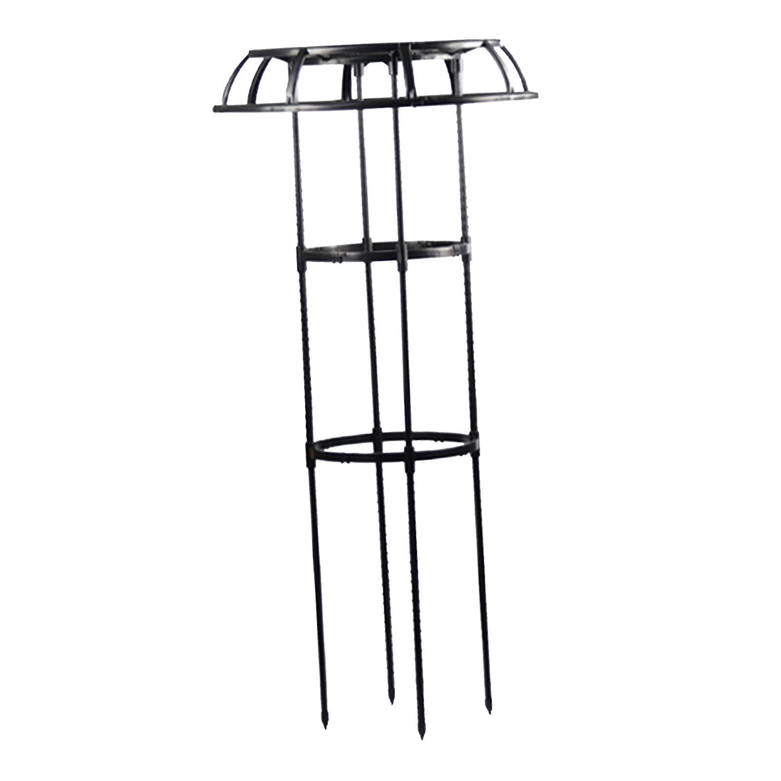 Garden Trellis Tools Black Plant Support Trellis for Vines Cucumbers Flowers 105x50cm