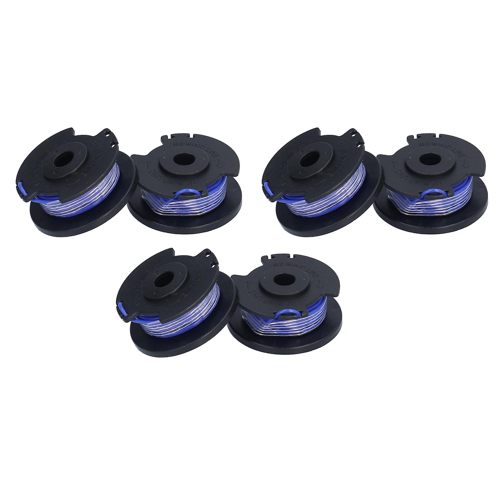 6PCS Replacement Trimmer Spool Line 5.6x2.2cm ABS Nylon