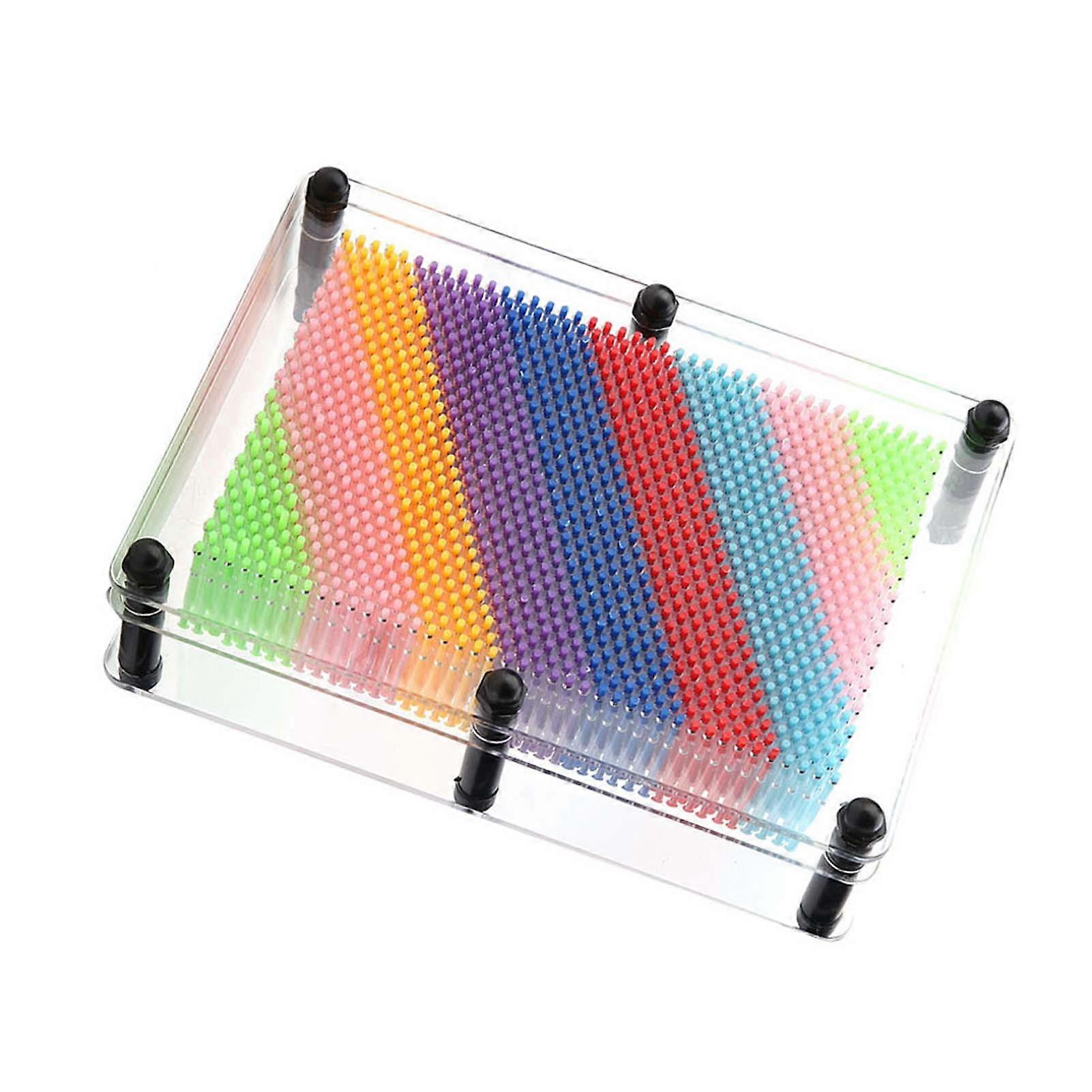 3D Pin Art Painting Toy for Kids and Adults (Transparent Middle)
