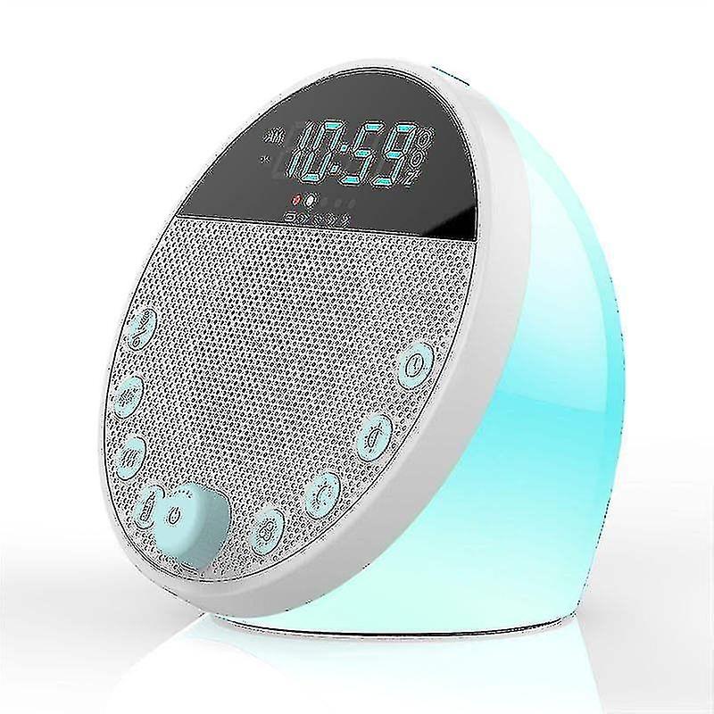 White noise machine speaker sleep light