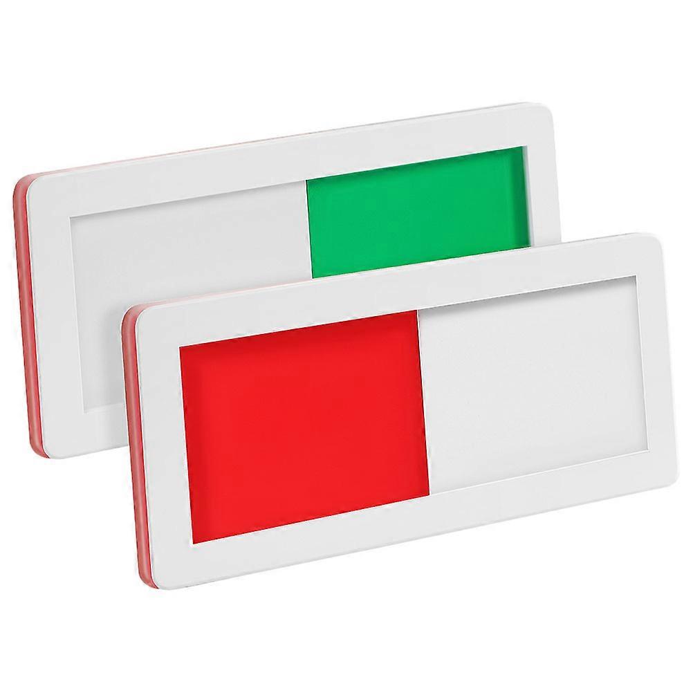 2Pcs Vacant Occupied Slider For Home Office Hotel Privacy Door Indicator Conference Room Vacant Sign