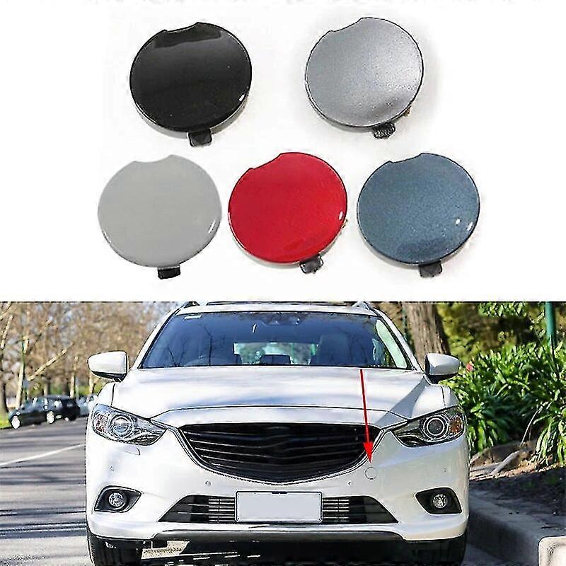 Car Front Bumper Tow Hook Cover Lid Towing Trailer Hauling Eye Cap For Mazda 6 Atenza Sedan 2013 2014 2015 2016