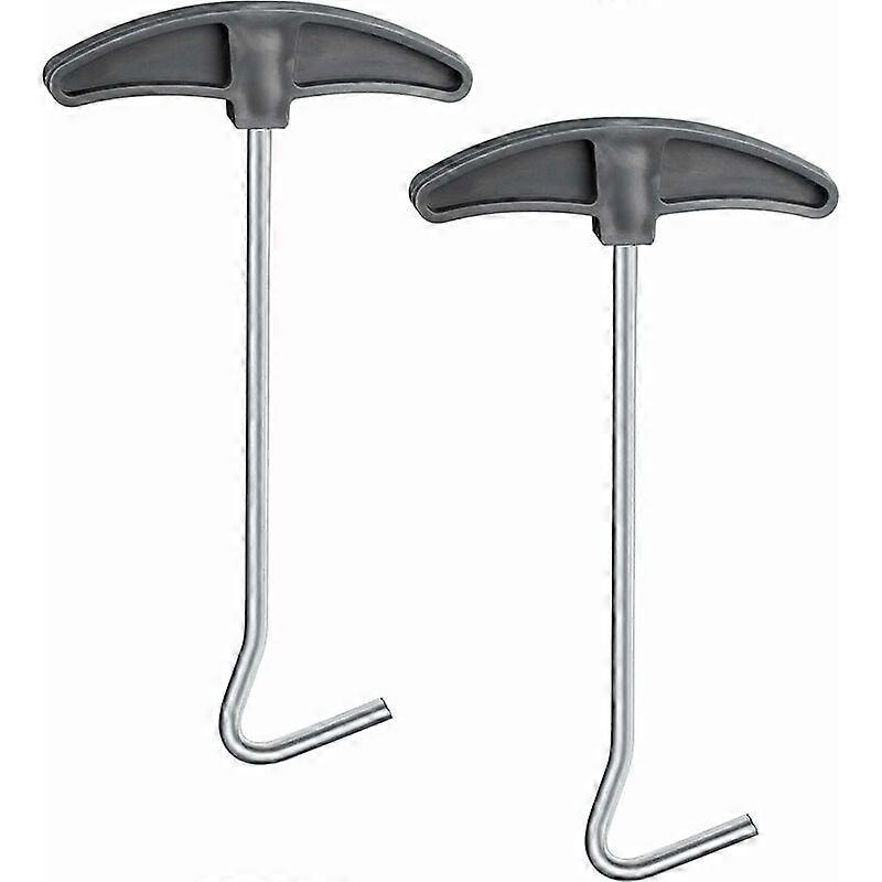 2Pcs Stake Puller Tent Stake Pullers Stake Ground Hook Peg Puller Hook Puller for Easy Removal of Stakes