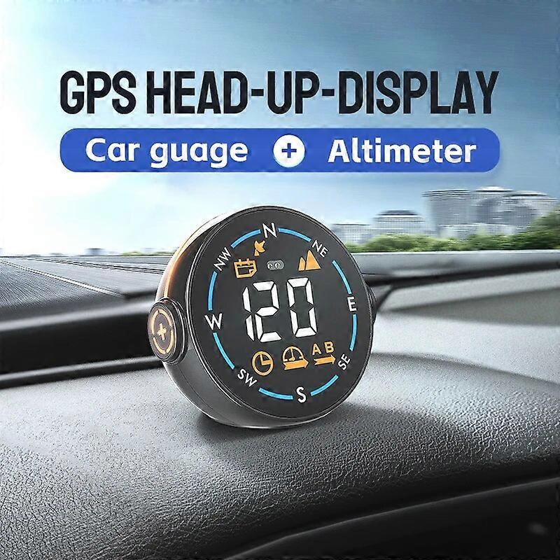 H600G Car HUD Head~Up Display GPS SPeedometer Speeding Warning Altitude instrument Suitable For All Car Speedometer for Car FN9U4844