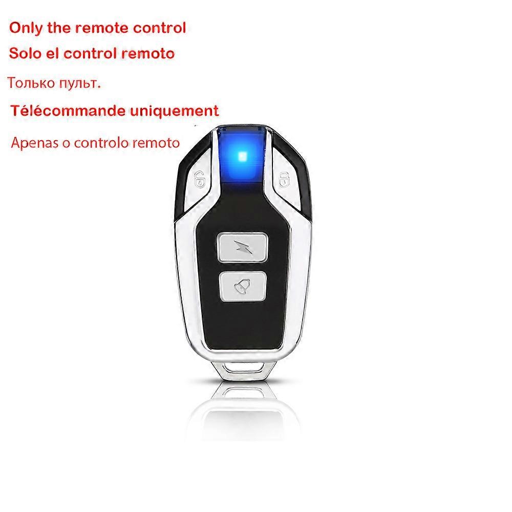 Bloopow Motorcycle Alarm Wireless Remote Control Sensor Vibration Alarm Bicycle Scooter Waterproof Security Alarm~9032