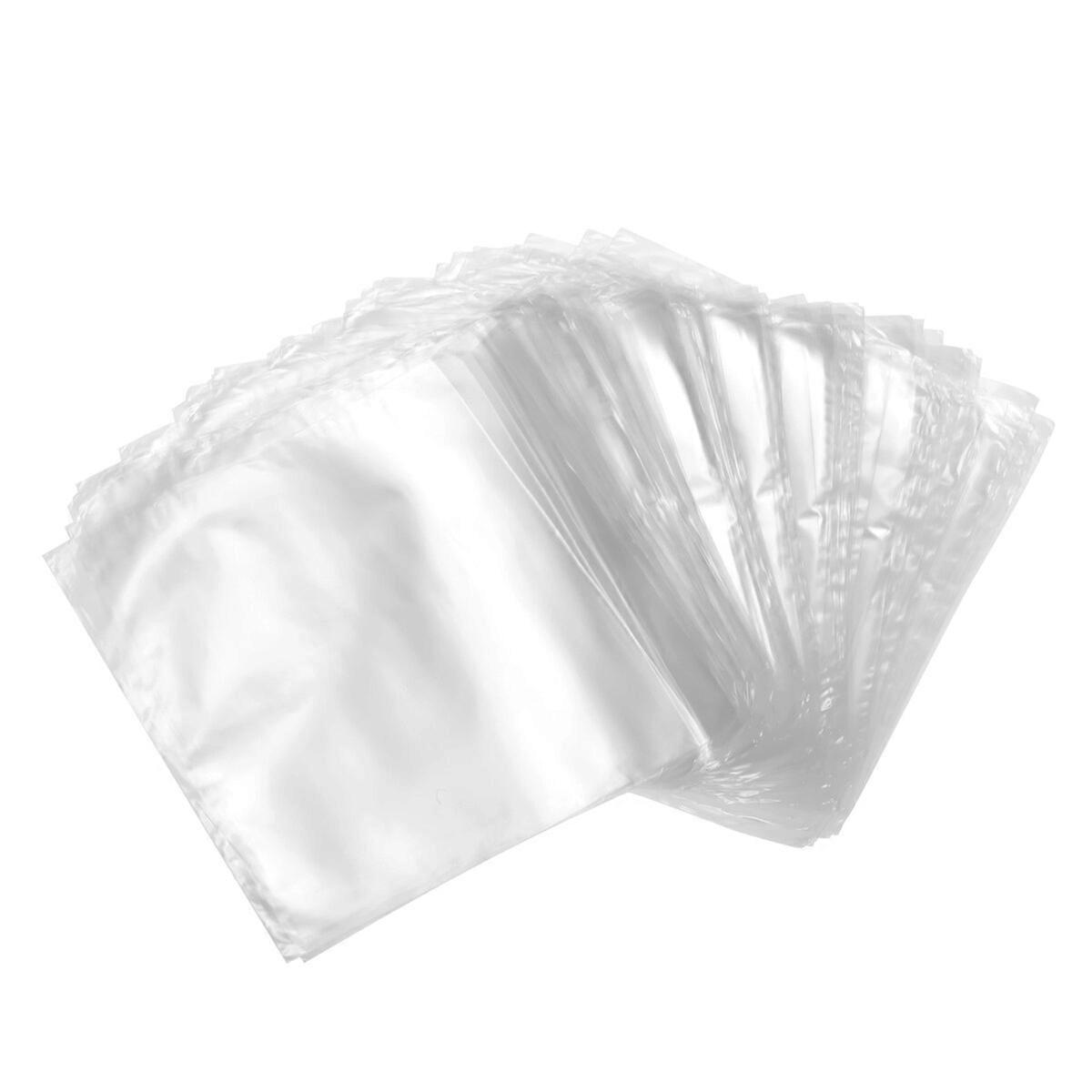 ULTNICE 200 Pcs Waterproof POF Heat Shrink Wrap Bags for Soaps Bath Bombs and DIY Crafts (Transparent)