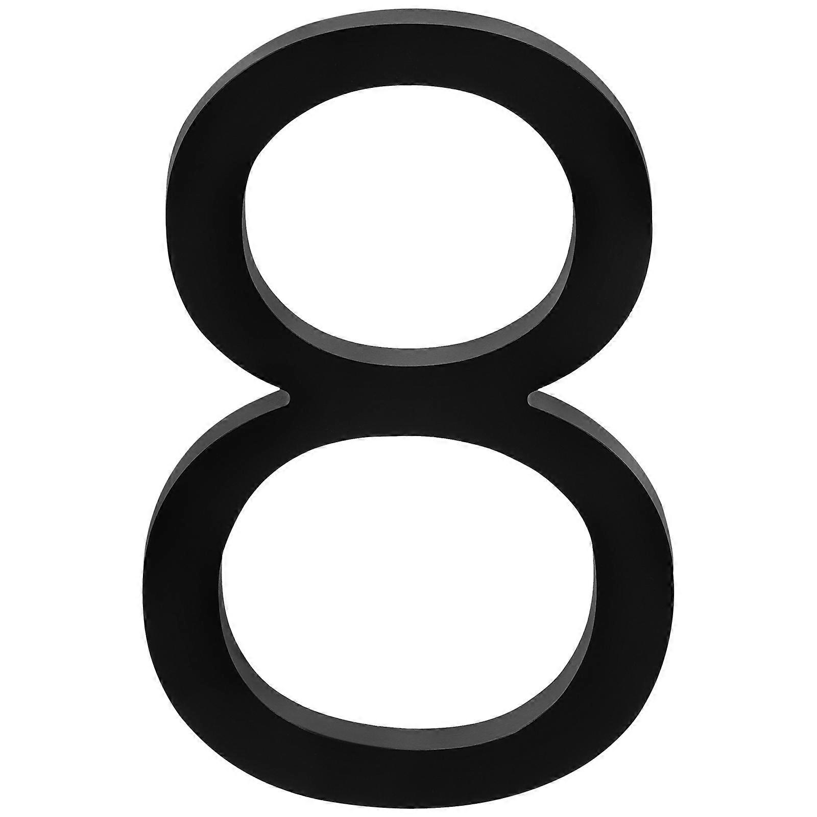 Metall Nummer Skylt Hus Nummer Skylt Hus Adress Skylt Hus Nummer Plakett För Dörr (Nummer 8)
