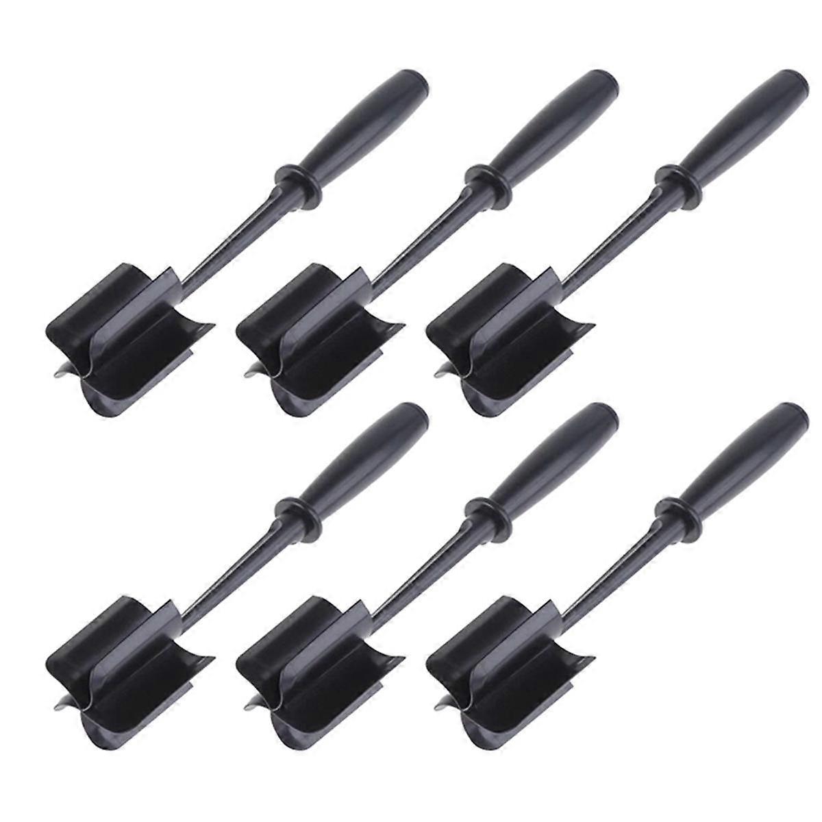 Kitchen Meat Grinder Masher Heat Non-Stick Hamburger Chopper Potato Masher Tool Kitchen Gadgets Black