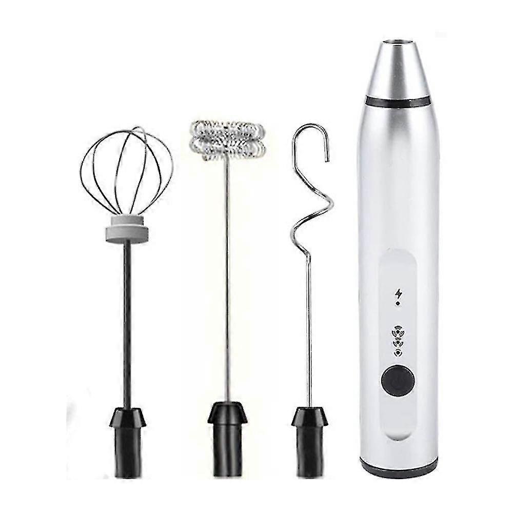 Egg Beater,wireless Electric Multi-speed Control Rechargeable Battery