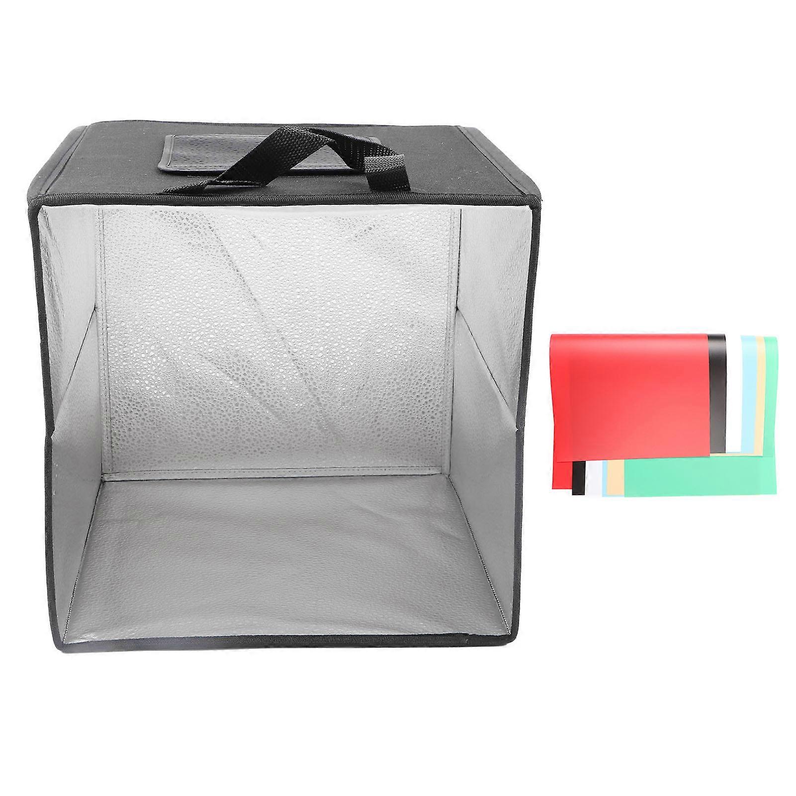 30cm Mini Photo Studio Light Box Led Portable Folding Photo Studio Shooting Tent Kit With 6 Kinds Color Backgrounds 5v