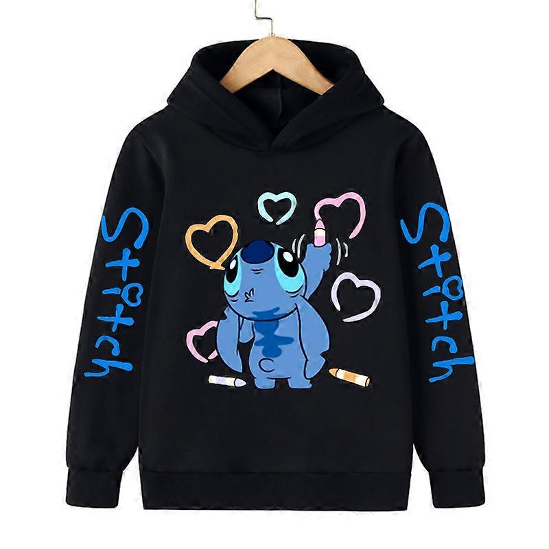 Cool Stitch Hoodie Children Cartoon Clothes Kid Girl Boy Lilo and Stitch Sweatshirt Manga Hoody Baby Casual Top