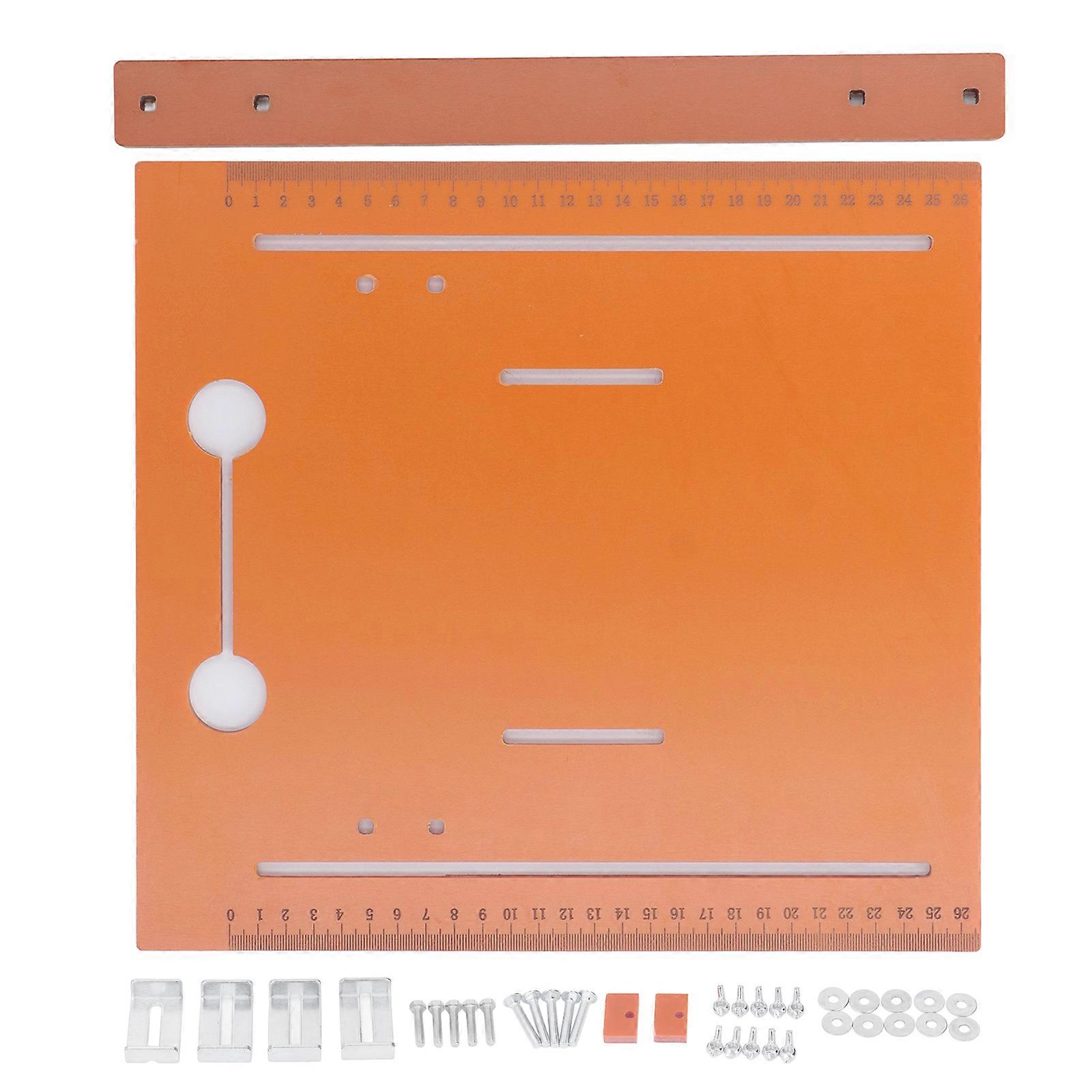 Cutting Machine Base Plate 30x28CM 3cm Margin Punch Free Circular Saw Guide Rail for Woodworking