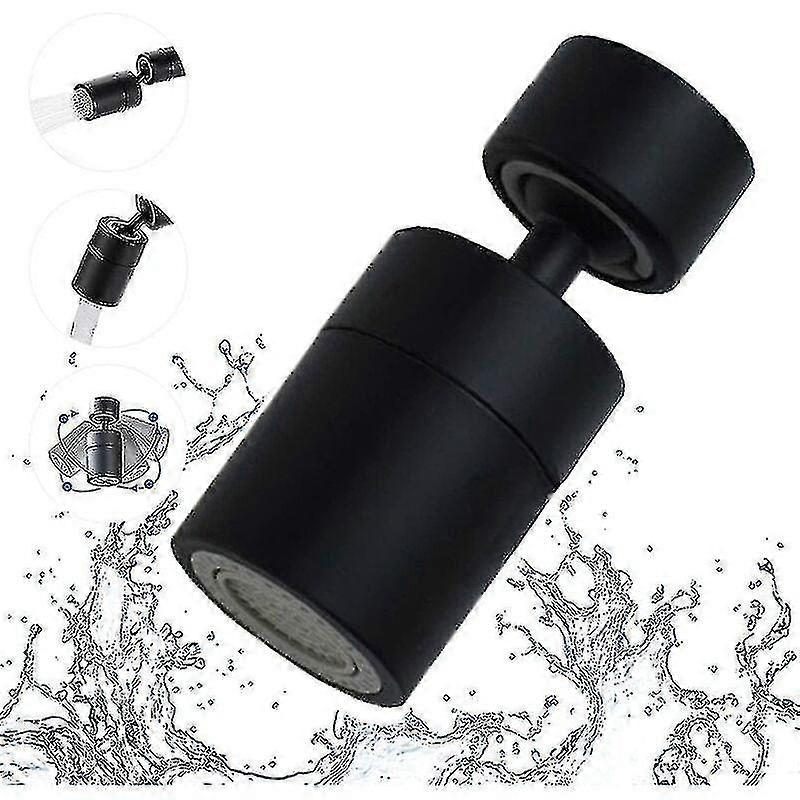 Faucet Aerator Aerator For Faucet 360 Degree Swivel-2 Modes Adapter Internal Thread 22mmblack Hy