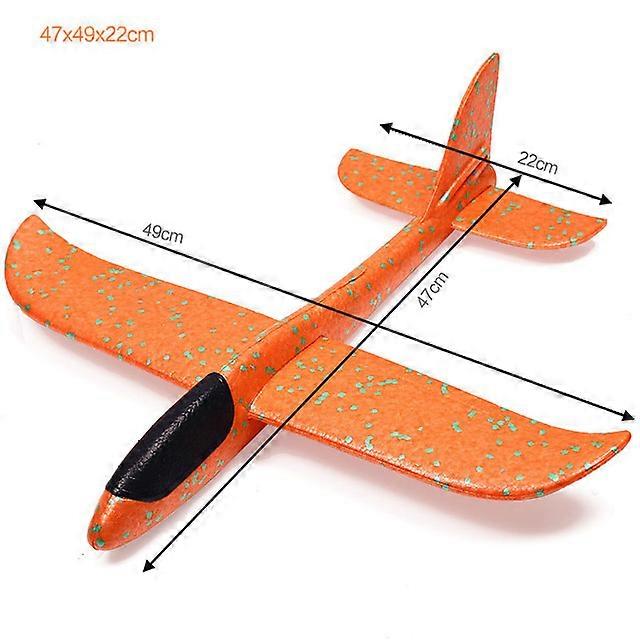 49CM Large Foam Plane Hand Throw Airplane Light Inertial EPP Bubble Planes Outdoor Launch Kids Toys for Children Boys Gift