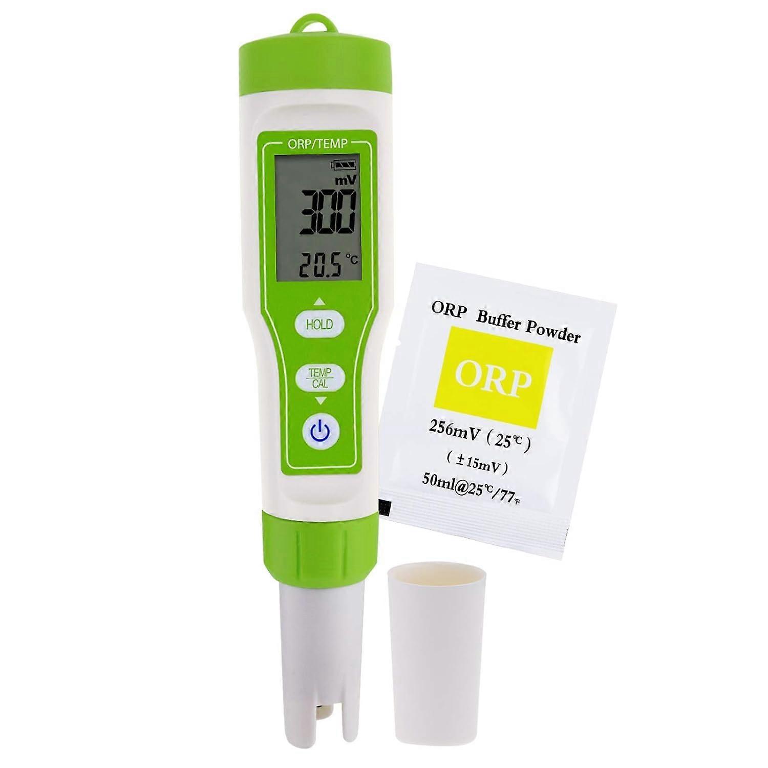 Digital ORP Meter with Automatic Calibration & ORP Buffer Powder, -1200~1200mV High Accuracy ORP Tester for Testing Water